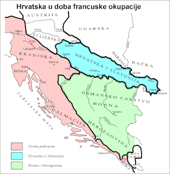 Lokacija Ilirskih pokrajina