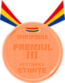 Felicitări! Ați obținut premiul III la secțiunea Științe a concursului de scriere. Premiul v-a fost acordat pentru scrierea articolului Vitamina C.