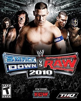 Обложка игры; изображенные рестлеры (слева направо): Edge, The Undertaker, John Cena, Randy Orton и Rey Mysterio