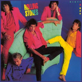 Обложка альбома The Rolling Stones «Dirty Work» (1986)