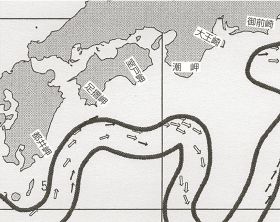 紀南周辺の海流図（１月１５日発行）