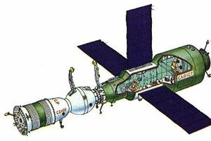 Salyut 6 Cutaway