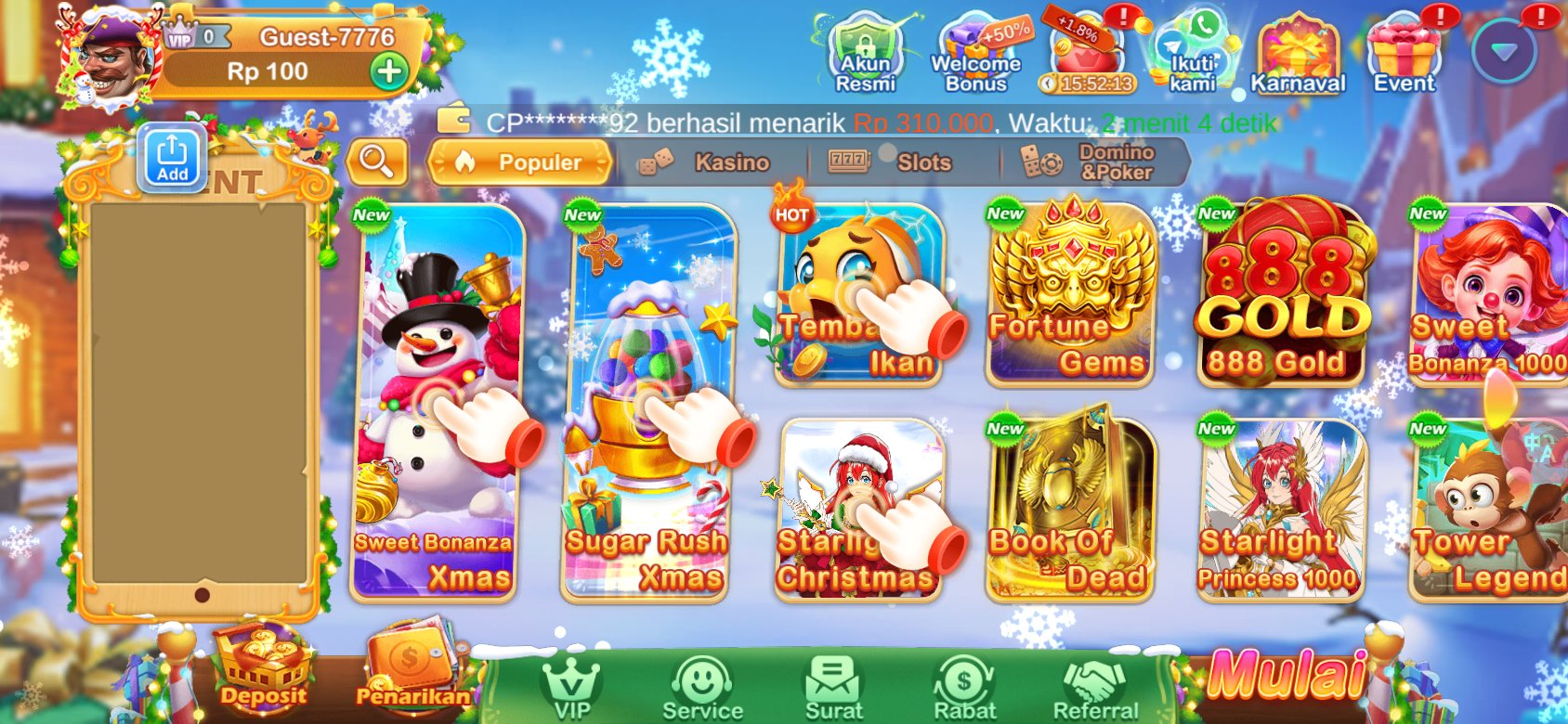 Pilihan permainan slot terbaik di aplikasi 3178, termasuk Gates of Olympus dan Sweet Bonanza.