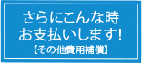 さらにこんな時お支払いいたします！【その他費用補償】