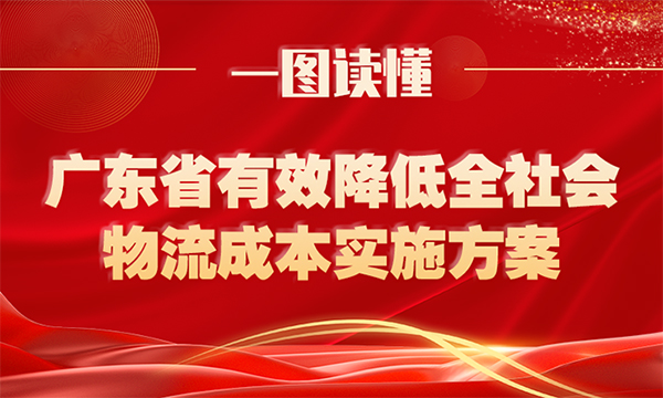 一图读懂广东省有效降低全社会物流成本实施方案