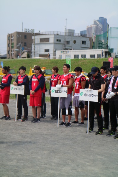 富士通・NECのスポーツ部の皆さん