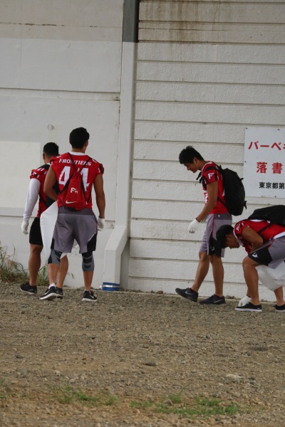 多摩川の清掃活動