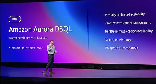 Amazon Aurora DSQL発表