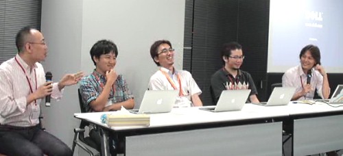 JavaScript MVC座談会、パネルディスカッションの様子