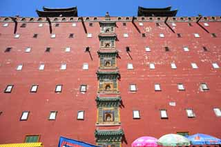 Foto, materiell, befreit, Landschaft, Bild, hat Foto auf Lager,Putuo Zongcheng-Tempel, Tibet, Chaitya, Faith, 