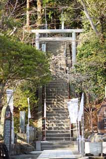 fotografia, materiale, libero il panorama, dipinga, fotografia di scorta,La tomba di Yoritomo Minamoto, grave, torreggi per il riposo di anime, Kamakura, caduta da un cavallo