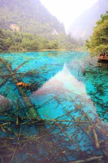 Foto, materiell, befreit, Landschaft, Bild, hat Foto auf Lager,Jiuzhaigou Gohanaumi, , , , 