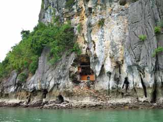 Foto, materiell, befreit, Landschaft, Bild, hat Foto auf Lager,Halong Bucht schrein, , , , 