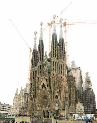 Foto, materiell, befreit, Landschaft, Bild, hat Foto auf Lager,Die Sagrada Familia, , , , 