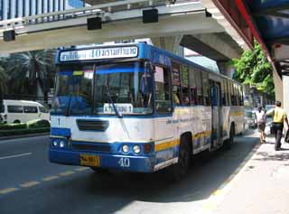 Foto, materiell, befreit, Landschaft, Bild, hat Foto auf Lager,Ein thailndischer Bus, Bus, BUS, ffentlicher Transport, 