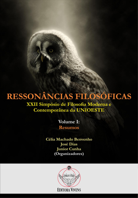 First page of “Ressonâncias filosóficas - Vol. I - Resumos”