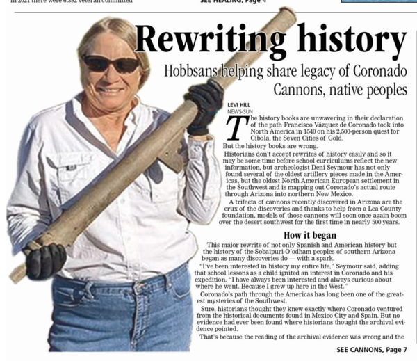 First page of “Rewriting History, Hobbs News Sun”