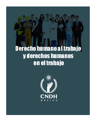 First page of “Derecho humano al trabajo y derechos humanos en el trabajo”