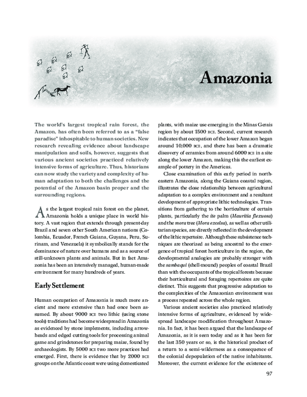 First page of “AMAZONIA”