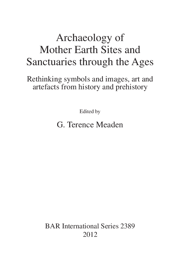 First page of “Mythical Representations of “Mother Earth” in Pictorial Media”