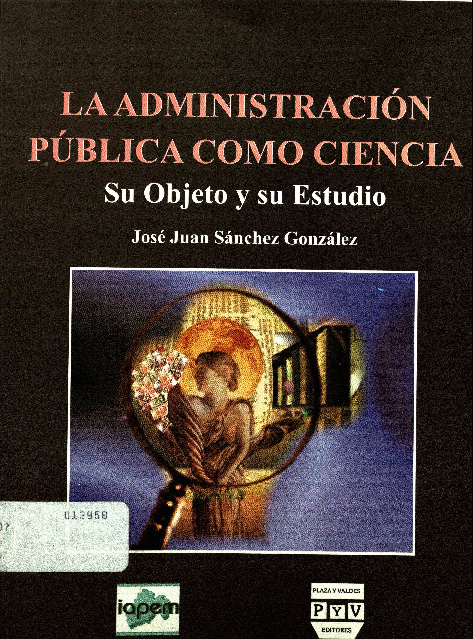 First page of “LA ADMINISTRACION PUBLICA COMO CIENCIA”