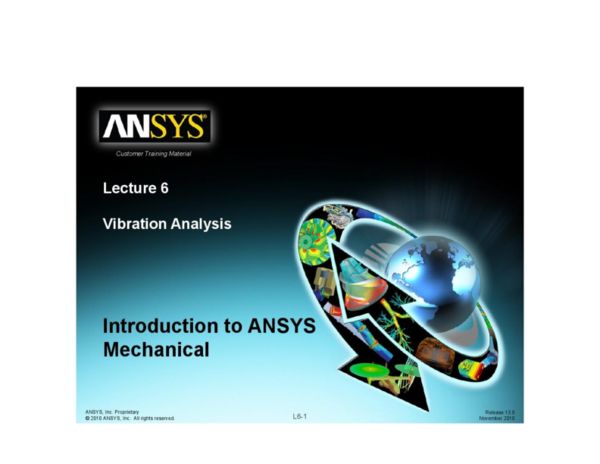 First page of “Modal analysis ansys workshop”