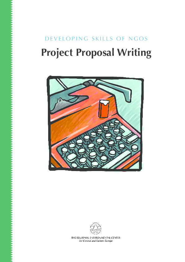 First page of “Proposal Writing”