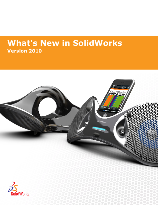 First page of “What's New in SolidWorks Contents”