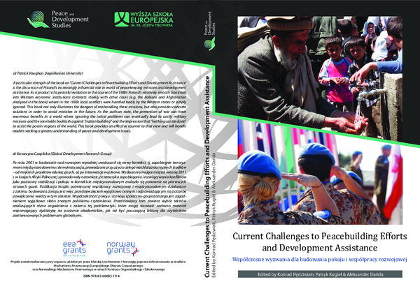 First page of “Current Challenges to Peacebuilding Efforts and Development Assistance”