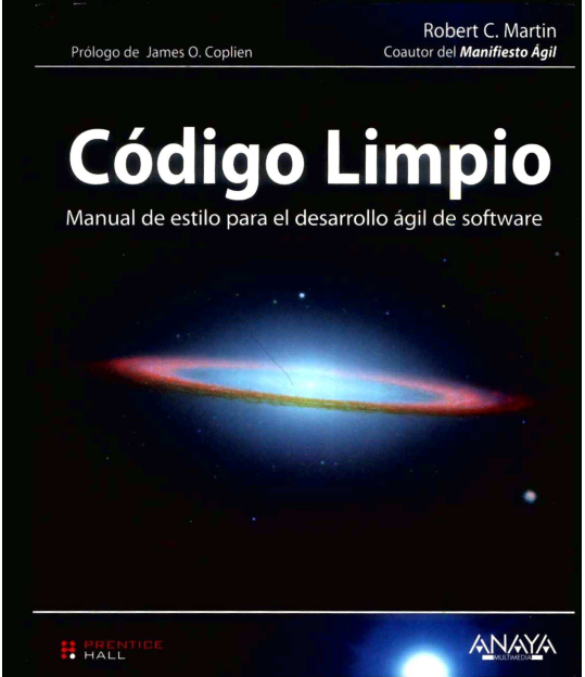 First page of “Codigo Limpio”