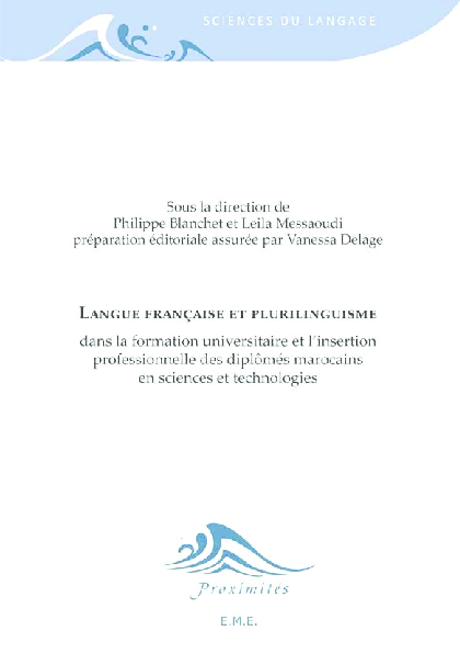 First page of “Le français et l'insertion professionnelle : L'exemple du secteur automobile”