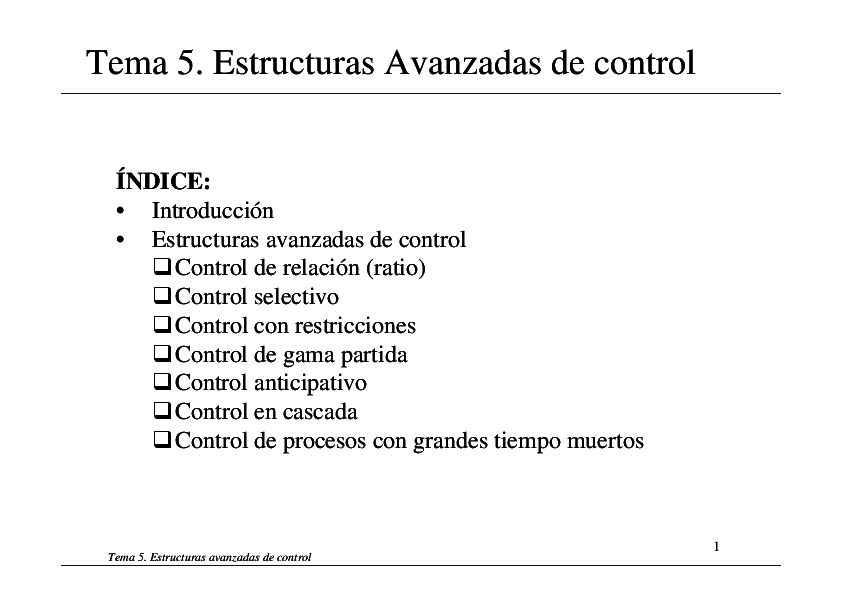 First page of “Control avanzado de procesos”