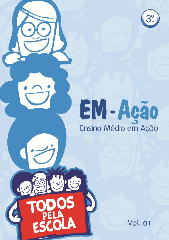 First page of “EM-Ação — Ensino Médio em Ação; 3 ano”