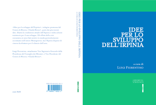 First page of “Idee per lo sviluppo dell'Irpinia”