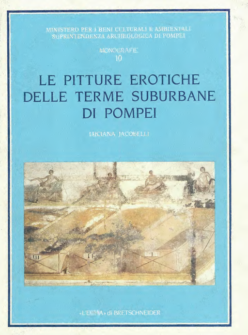 First page of “Pitture erotiche delle Terme Suburbane di Pompei”