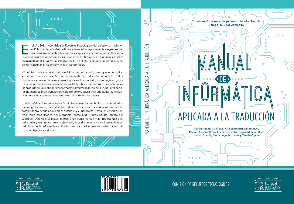 First page of “Manual de informática aplicada a la traducción”