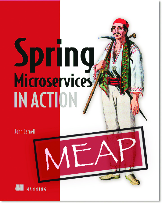 First page of “. Carnell SMiA MEAP Microservices”