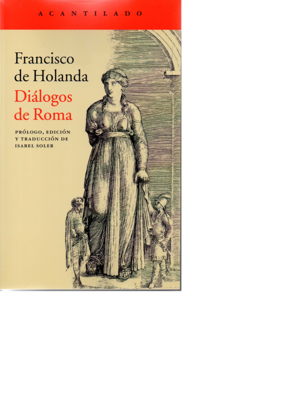 First page of “Francisco de Holanda Dialogos de Roma”