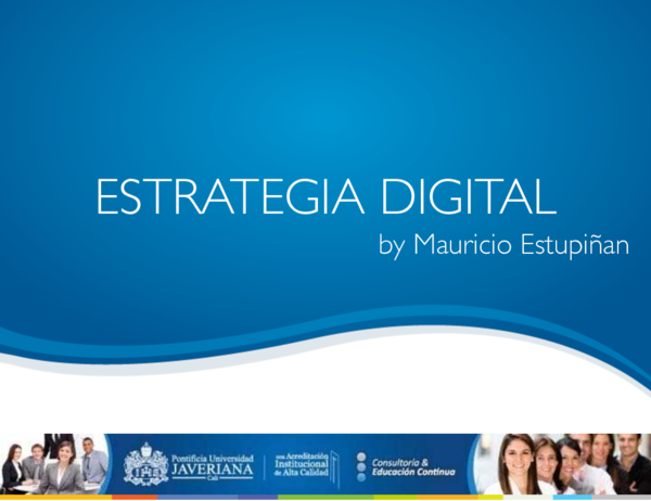 First page of “ESTRATEGIA DIGITAL”