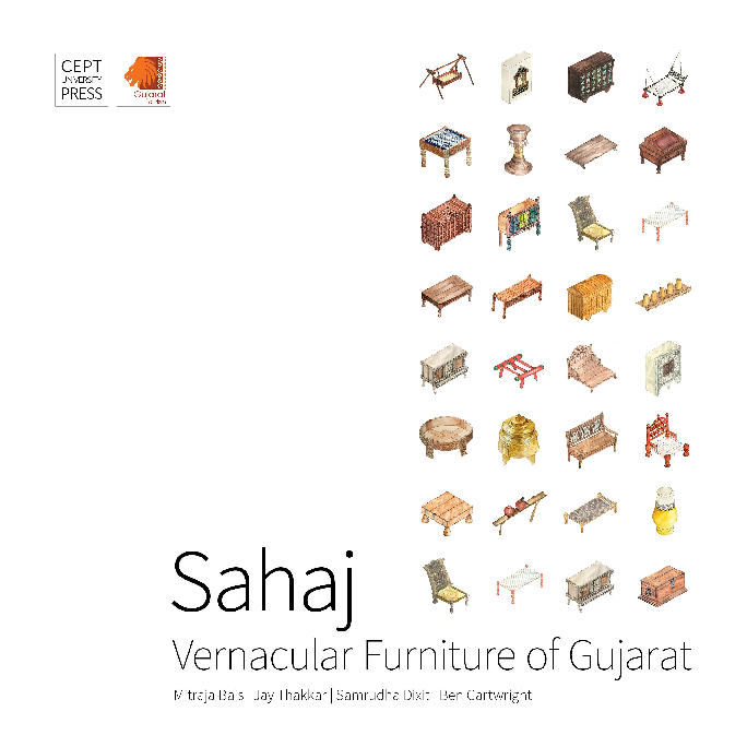 First page of “Sahaj: Vernacular Furniture of Gujarat”