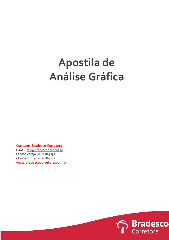 First page of “Apostila de Análise Gráfica”