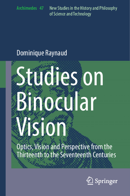 First page of “Studies on Binocular Vision – ToC (2016)”