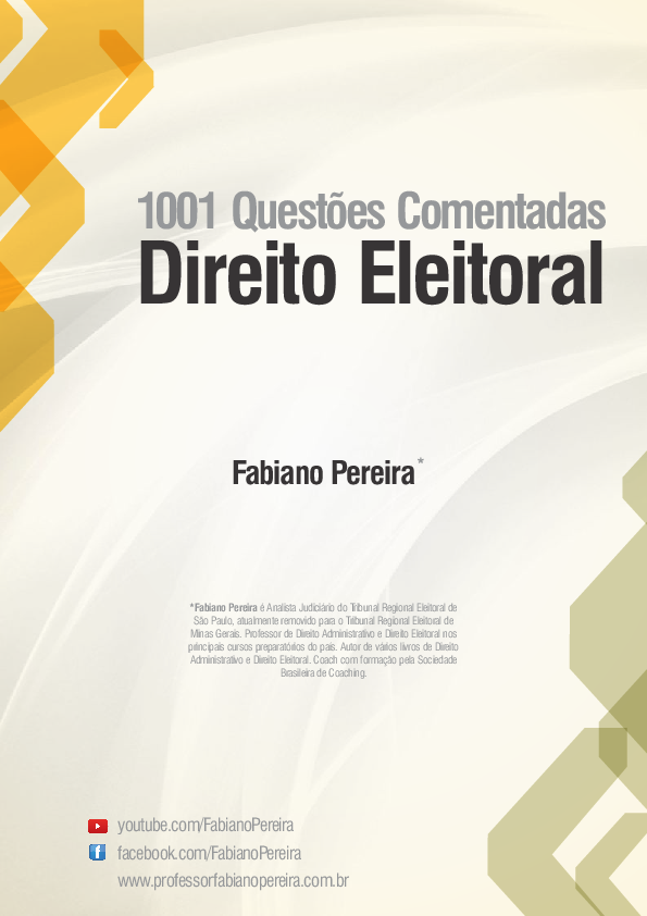 First page of “001 Questões Comentadas Direito Eleitoral”