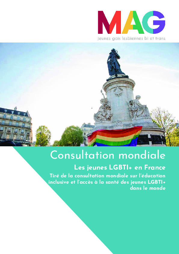 First page of “Les jeunes LGBTI+ en France”