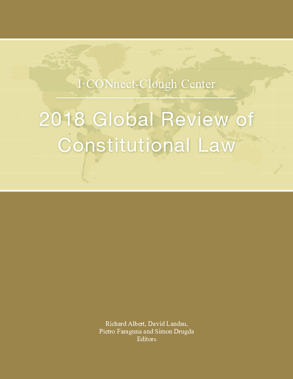 First page of “Country Report: Chile (2018 Global Review of Constitutional Law)”