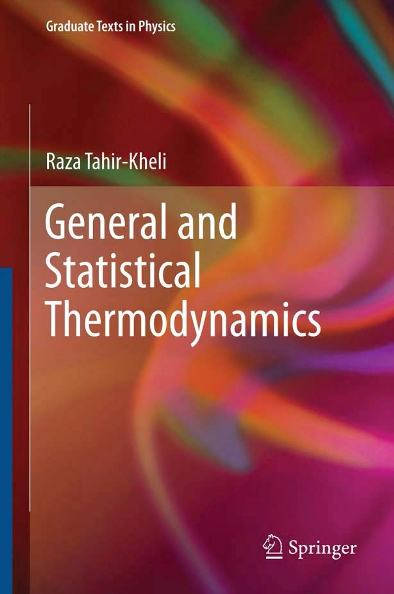 First page of “General and Statistical Thermodynamics”