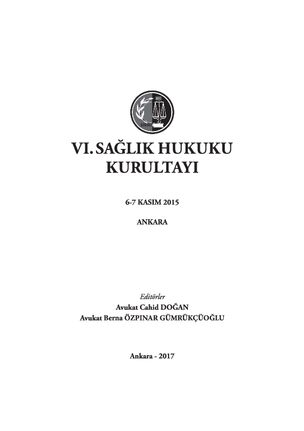 First page of “SAĞLIK UYGULAMA TEBLİĞİNİN HEKİM VE HASTA HAKLARINA ETKİSİ”