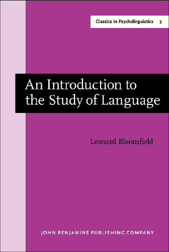 First page of “An Introduction To The Study Of Language- Leonard Bloomfield”