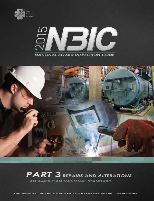 First page of “NATIONAL BOARD INSPECTION CODE   PART 3 — REPAIRS AND ALTERATIONS”