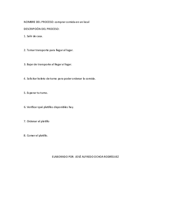 First page of “DIAGRAMA DE FLUJO PROCESO”